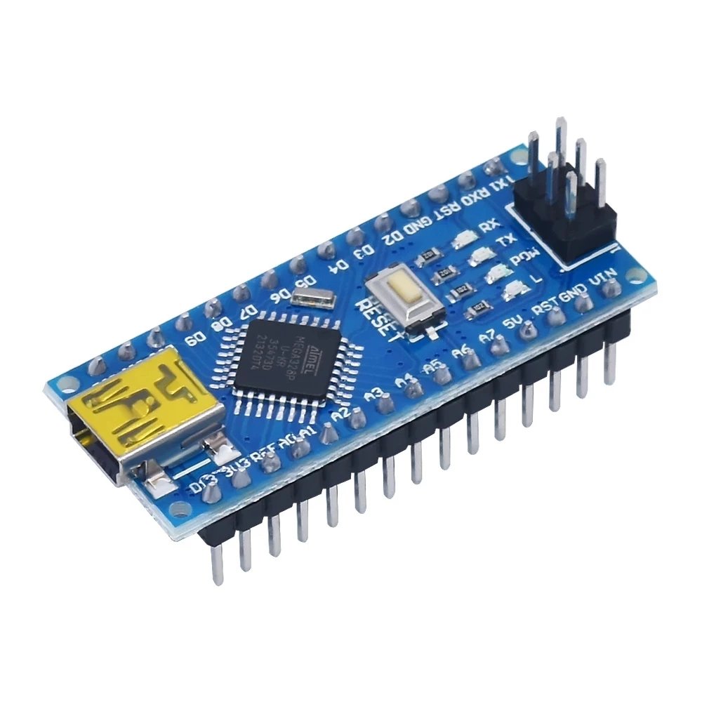 Arduino Nano avec bootloader, contrôleur Nano 3.0 compatible, pilote USB CH340, ATmega328P/168P 16MHz Nano v3.0