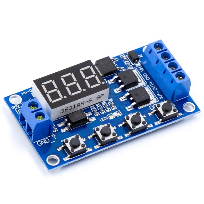 Circuit de commutation de temporisation avec 2 contrôle MOSFET