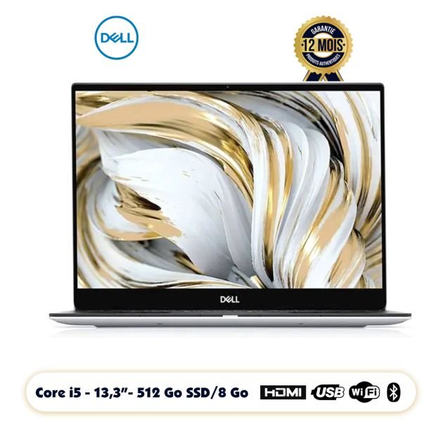 Dell XPS 13 9305 Intel Core i5-1135G7 de 11e génération, 13,3 pouces FHD, 512 Go SSD, 8 Go de RAM, carte graphique Intel Iris Xe, Win 11 Home