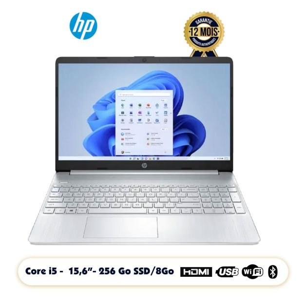 HP Laptop 15 série DY20 256Go SSD / 8Go RAM intel Core i5 1135 G7 Ecran 15.6 » FHD 1920×1080