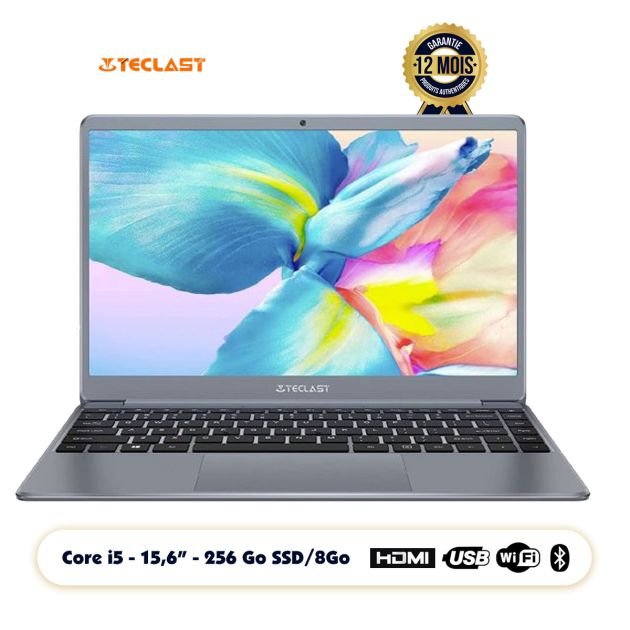 Laptop pour étudiant – TECLAST F7 PLUS2 -14″ FHD – Intel N4120 Quad Core – 8GB/ 256GB SSD – 12 mois ( Livré entre 3-5 jours )