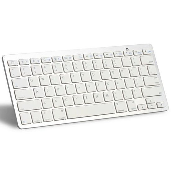 Mini Clavier OMOTON – Qwerty – Bluetooth sans Fil – Blanc